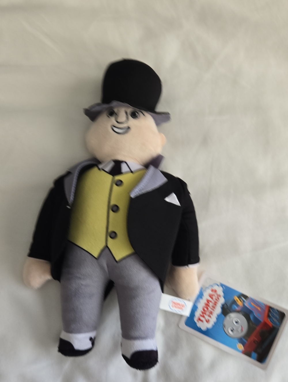 Thomas & Friends Black, Gray and Yellow Sir Topham Hatt Plush